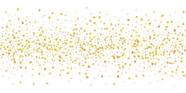 Altın parıltılı konfeti