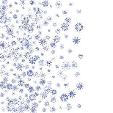 Düşen kar taneleri ile yeni yıl arka plan vektör