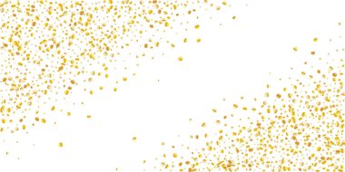 Altın parıltılı konfeti