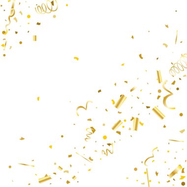 Altın konfeti. Altın doku glitter.