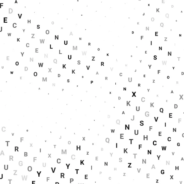Абстрактная полутоновая текстура с буквами. — стоковый вектор