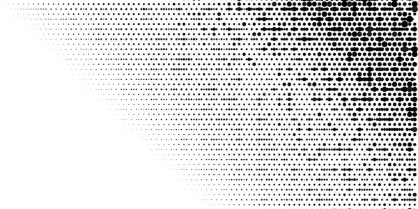 Grange féltónusú textúra fekete-fehér pontok. — Stock Vector