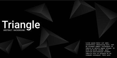 Üçgen arka plan. Üçgen piramitlerin soyut bileşimi.