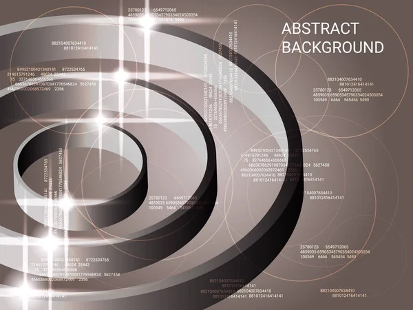 Cercles géométriques scintillent sur le fond . — Image vectorielle