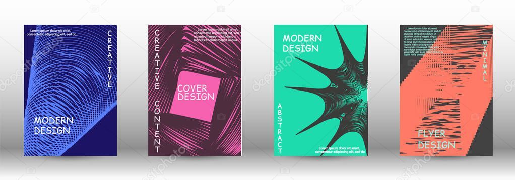 A set of modern covers.