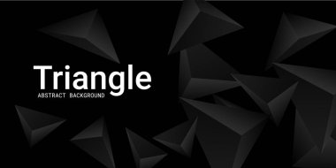 Üçgen arka plan. Üçgen kristallerin soyut bileşimi.