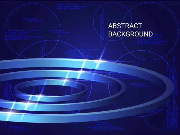 Cercles géométriques scintillent sur le fond . — Image vectorielle