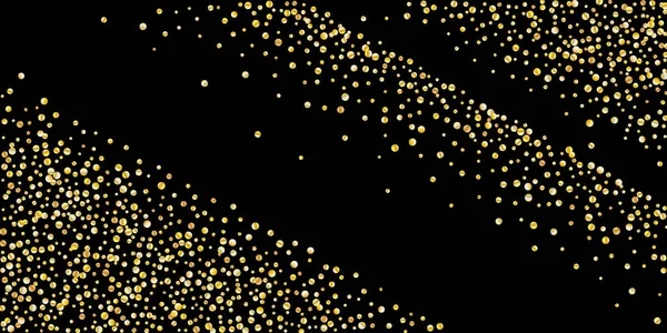 Gouden glitter confetti — Stockvector