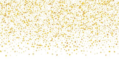 Altın parıltılı konfeti