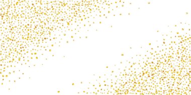 Altın parıltılı konfeti
