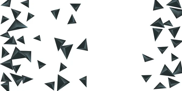 Dreieck Hintergrund. Abstrakte Zusammensetzung dreieckiger Pyramiden. — Stockvektor