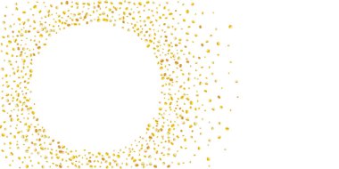 Altın parıltılı konfeti