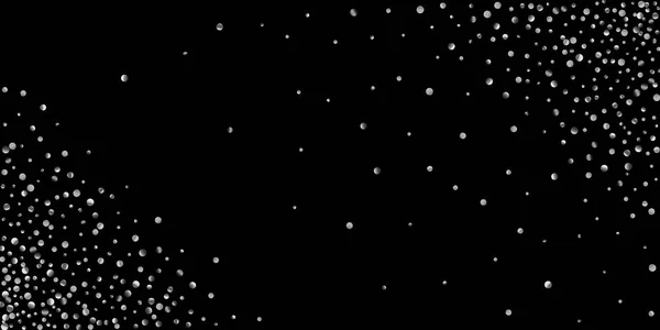 Brillant argenté de confettis — Image vectorielle