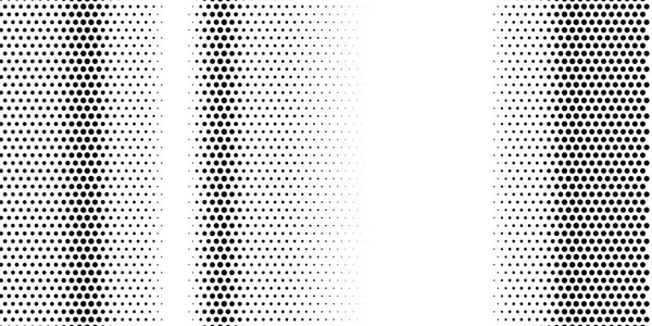 Grange halftone texture of black and white dots. — Stock Vector