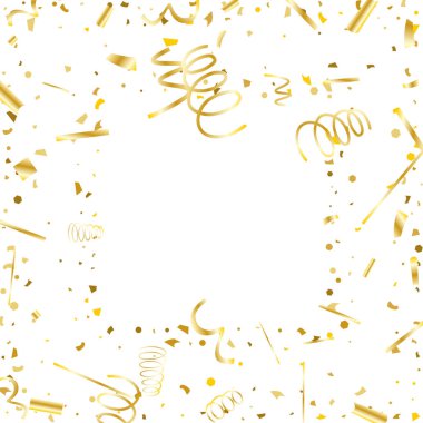 Altın konfeti. Altın doku glitter.