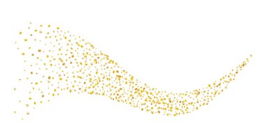 Altın parıltılı konfeti