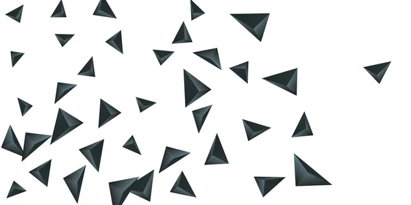 Fond triangulaire. Composition abstraite des triangles 3d. — Image vectorielle