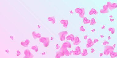 Sevgililer Günü için konfeti kalpleri.