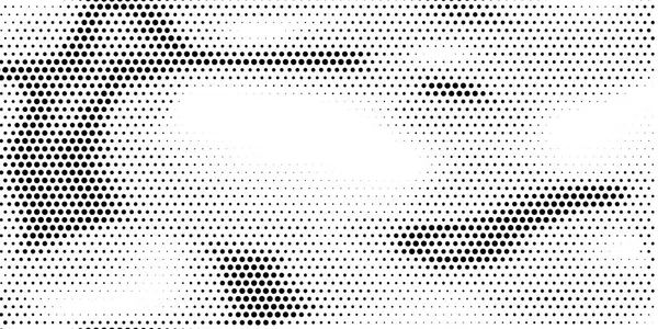 Grange halftone υφή των ασπρόμαυρων κουκίδων. — Διανυσματικό Αρχείο