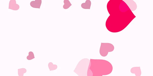 Confeti corazón rosa — Archivo Imágenes Vectoriales