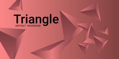 Üçgen arka plan. Üçgen piramitlerin soyut bileşimi.