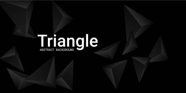 Üçgen arka plan. Üçgen piramitlerin soyut bileşimi.