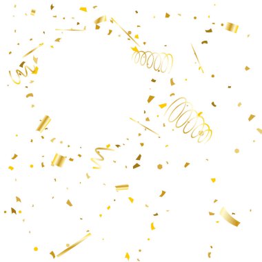 Altın konfeti. Altın doku glitter.