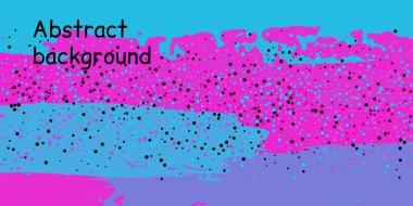 Çizgili arka planda konfeti noktaları