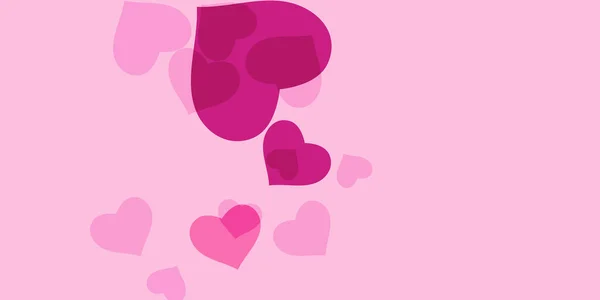 Confeti corazón rosa — Archivo Imágenes Vectoriales