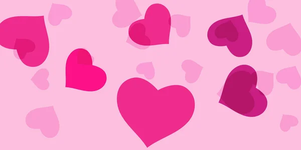 Рожеве серце конфетті — стоковий вектор