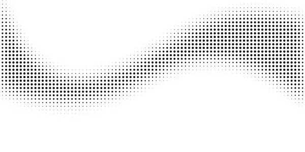 Grange textura semitono de puntos en blanco y negro . — Vector de stock