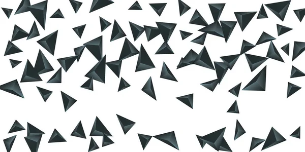 Fond triangulaire. Composition abstraite des triangles 3d. — Image vectorielle