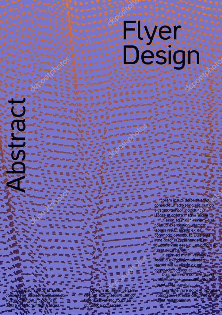 Modern Design Template Creative Violet Background From Abstract Orange Lines To Create A Fashionable Abstract Cover Banner Poster Booklet Vector Illustration Eps 10 Premium Vector In Adobe Illustrator Ai Ai