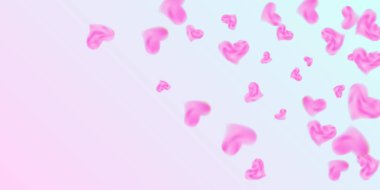 Sevgililer Günü için konfeti kalpleri.