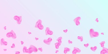 Sevgililer Günü için konfeti kalpleri.