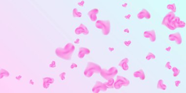 Sevgililer Günü için konfeti kalpleri.