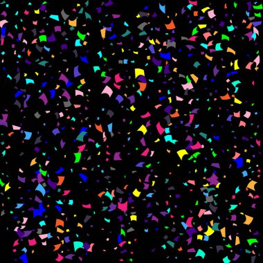 Beyaz arkaplanda renkli konfeti. 