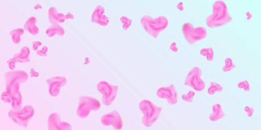 Sevgililer Günü için konfeti kalpleri.