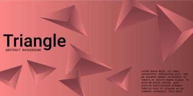 Üçgen arka plan. Üçgen kristallerin soyut bileşimi.