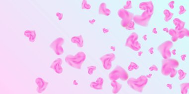 Sevgililer Günü için konfeti kalpleri.