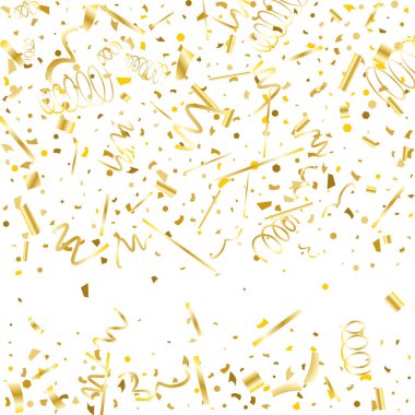 Altın konfeti. Altın doku glitter.