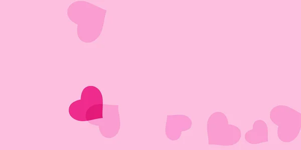 Confeti corazón rosa — Archivo Imágenes Vectoriales