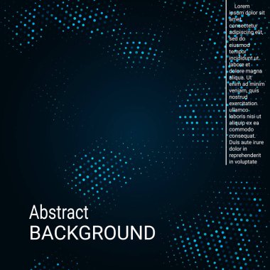 Soyut neon yarı ton noktaları.