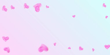 Sevgililer Günü için konfeti kalpleri.