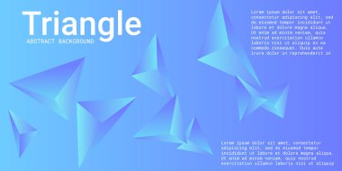 Üçgen arka plan. Üçgen piramitlerin soyut bileşimi.