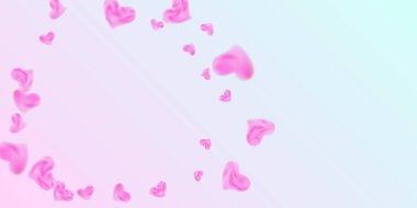 Sevgililer Günü için konfeti kalpleri.