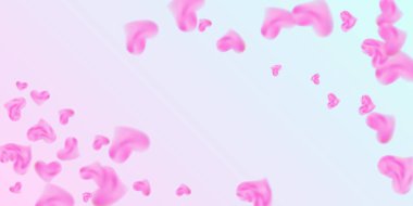 Sevgililer Günü için konfeti kalpleri.