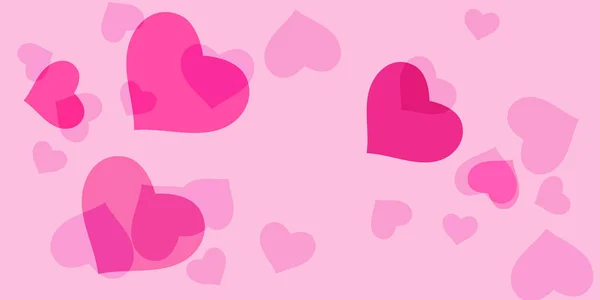 Confeti corazón rosa — Archivo Imágenes Vectoriales