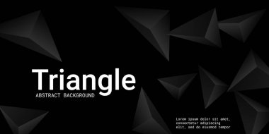 Üçgen arka plan. 3D üçgenlerin soyut bileşimi.