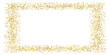 Altın parıltılı konfeti